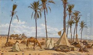 Arab Camp (+ Desert Landscape; Pair)
