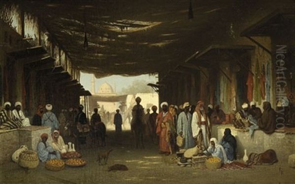 A North African Market - view 1