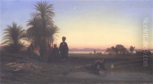 Effet Du Soir, Rives Du Nil (haute Egypte) - view 1