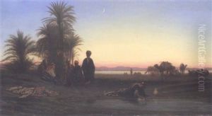 Effet Du Soir, Rives Du Nil (haute Egypte)