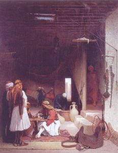 Le Jeu De Tric-trac Dans Un Caravanserail