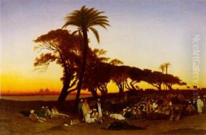 Twilight Near Cairo by Charles Theodore Frere