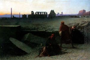 Ruines De Thebes (haute-egypte) by Charles Theodore Frere