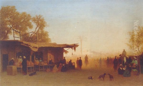A North African Market - view 1