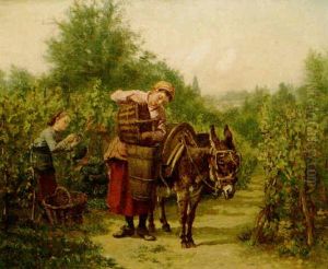Grape Picking by Charles Theodore Frere