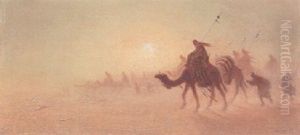 Crossing The Desert by Charles Theodore Frere