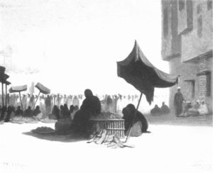The Market Place by Charles Theodore Frere