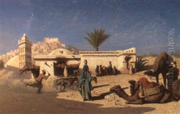The Outskirts Of An Arab Town - view 1