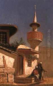 Une Mosquee A Constantinople by Charles Theodore Frere