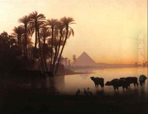 Along The Nile At Gyzeh