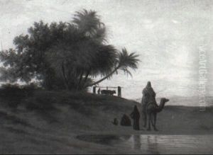 Arabian Sunset by Charles Theodore Frere