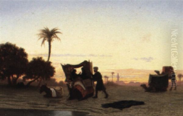 Crepuscule, Environs Du Caire - view 1