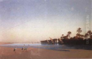Dawn On The Nile by Charles Theodore Frere