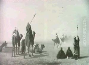 Halt In The Desert by Charles Theodore Frere