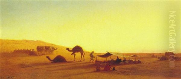 An Arab Encampment - view 1