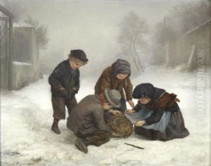 The Bird Trap by Pierre Edouard Frere