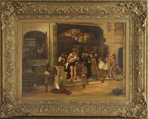 Pagliacci The Comforter by Pierre Edouard Frere