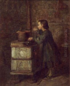 Child At A Stove