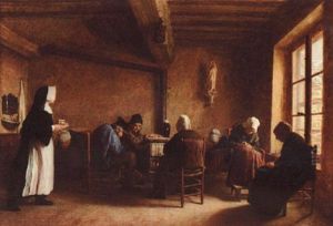 The Alms House by Pierre Edouard Frere