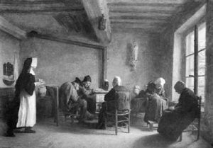 Das Armenhaus by Pierre Edouard Frere