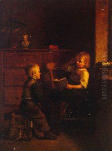 A Good Story by Pierre Edouard Frere