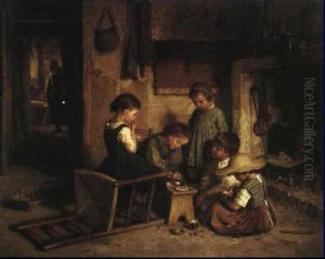 The Children's Party by Pierre Edouard Frere