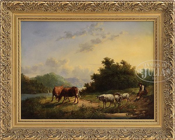 Pastoral Landscape On The Hudson - view 1