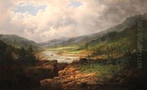 North Carolina Mountains by William Charles Anthony Frerichs