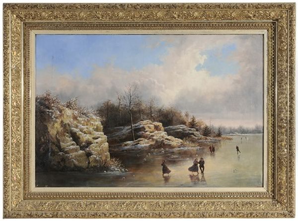 Winter Ice Skating - view 1