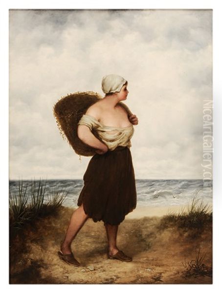 Woman On A Beach - view 1