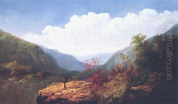 Hunter In An Extensive Landscape - view 1