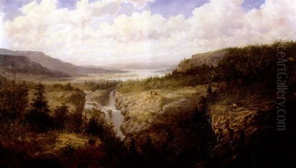 Falls Of Tamahaka, Cherokee County, North Carolina - view 1