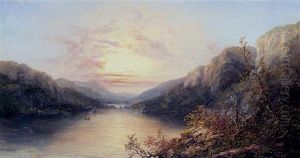 A View Of The Palisades, New York by William Charles Anthony Frerichs