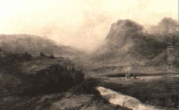 Landscape With Waterfall - view 1
