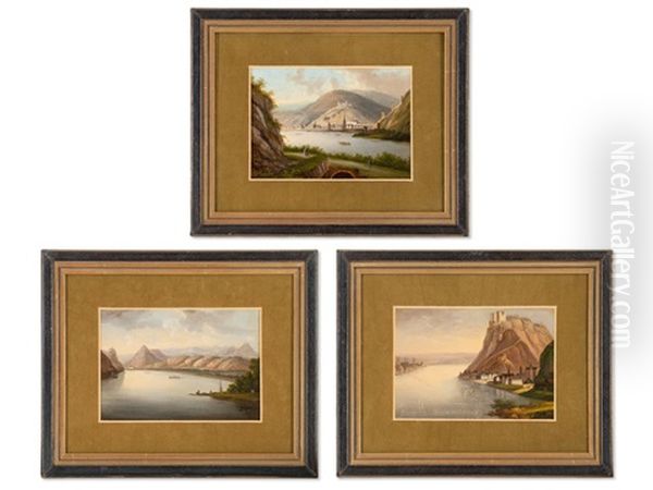 Three Landscape Miniatures (3 Works) - view 1
