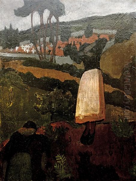 Bretonnes Devant Le Cimetiere - view 1