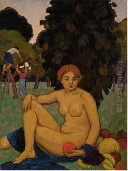 Eve Assise (la Femme Et La Pomme) - view 1