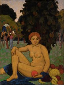 Eve Assise (la Femme Et La Pomme) by Roger de La Fresnaye