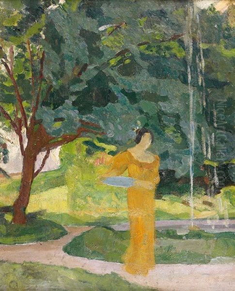 Femme Dans Un Paysage - view 1