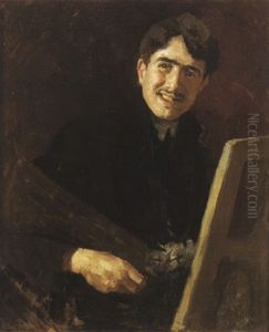 Portrait De L'artiste Souriant by Roger de La Fresnaye