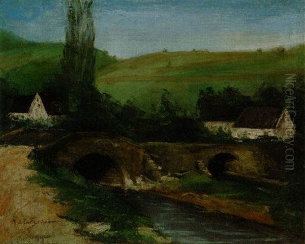 Paysage Aux Deux Ponts - view 1
