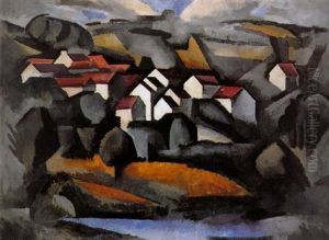 Paysage De La Ferte-sous-jouarre by Roger de La Fresnaye