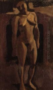 Nu Debout Devant La Cheminee by Roger de La Fresnaye