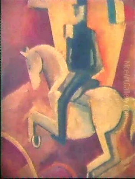 Officier A Cheval-etude No.5 - view 1