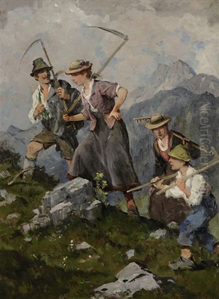 Auf Dem Weg Zur Almwiese - view 1