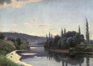 A Sunny Afternoon On The River by Eugene H. Frey