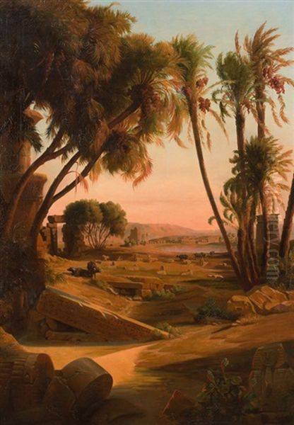 Die Ruinen Von Karnak - view 1