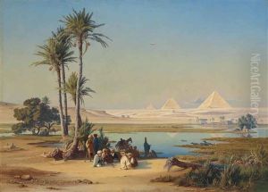 The Flood Plain Of The Nile, Pyramids Beyond