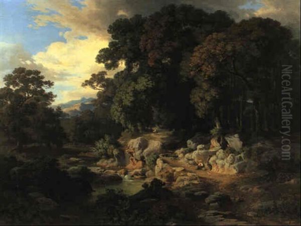 Bewaldete Italienische Landschaft - view 1