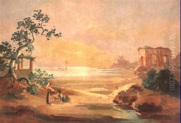 Kustenlandschaft Von Cumae Bei Neapel - view 1